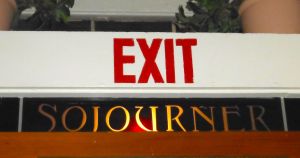 Fitting sign from our recent trip!